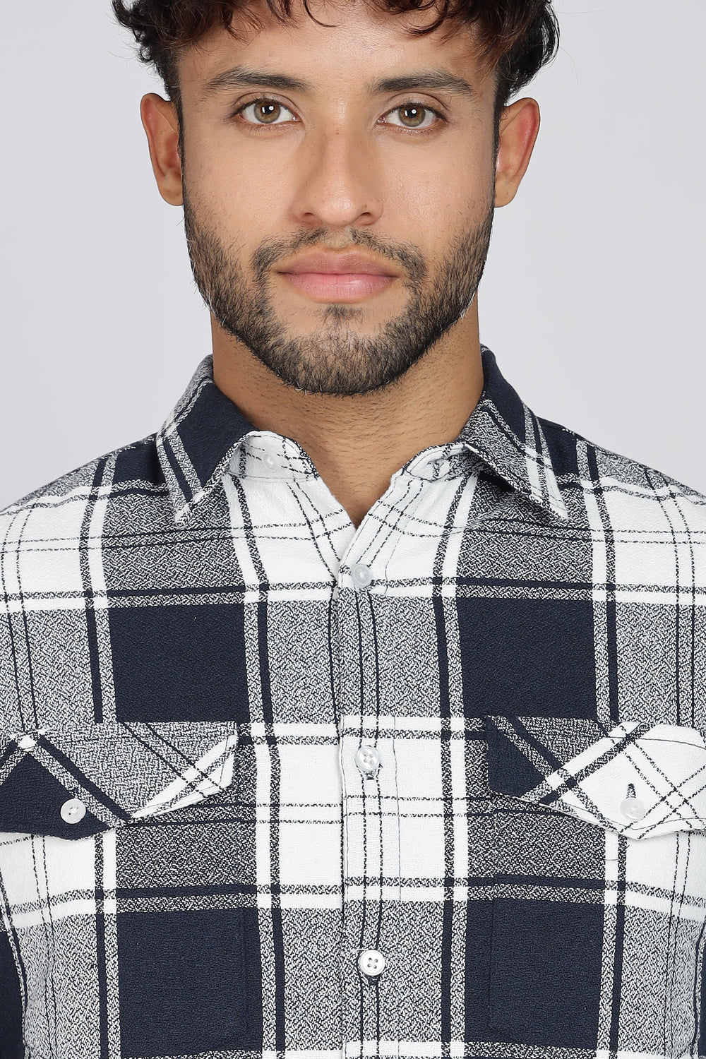 Pure Cotton Checks Shirt