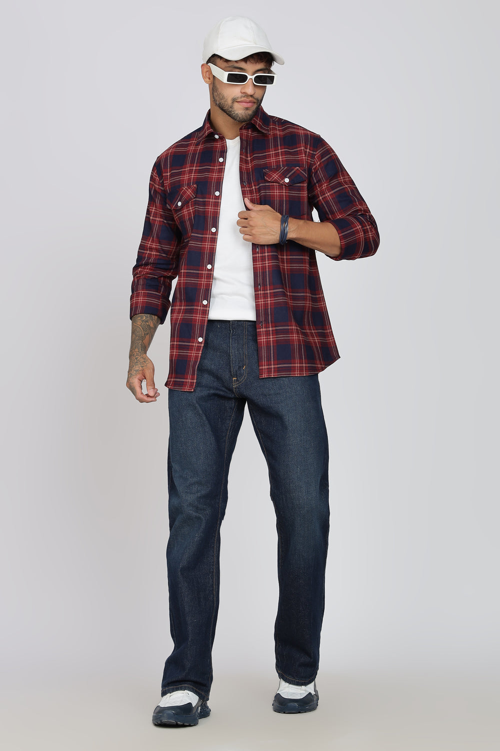 Pure Cotton Checks Shirt