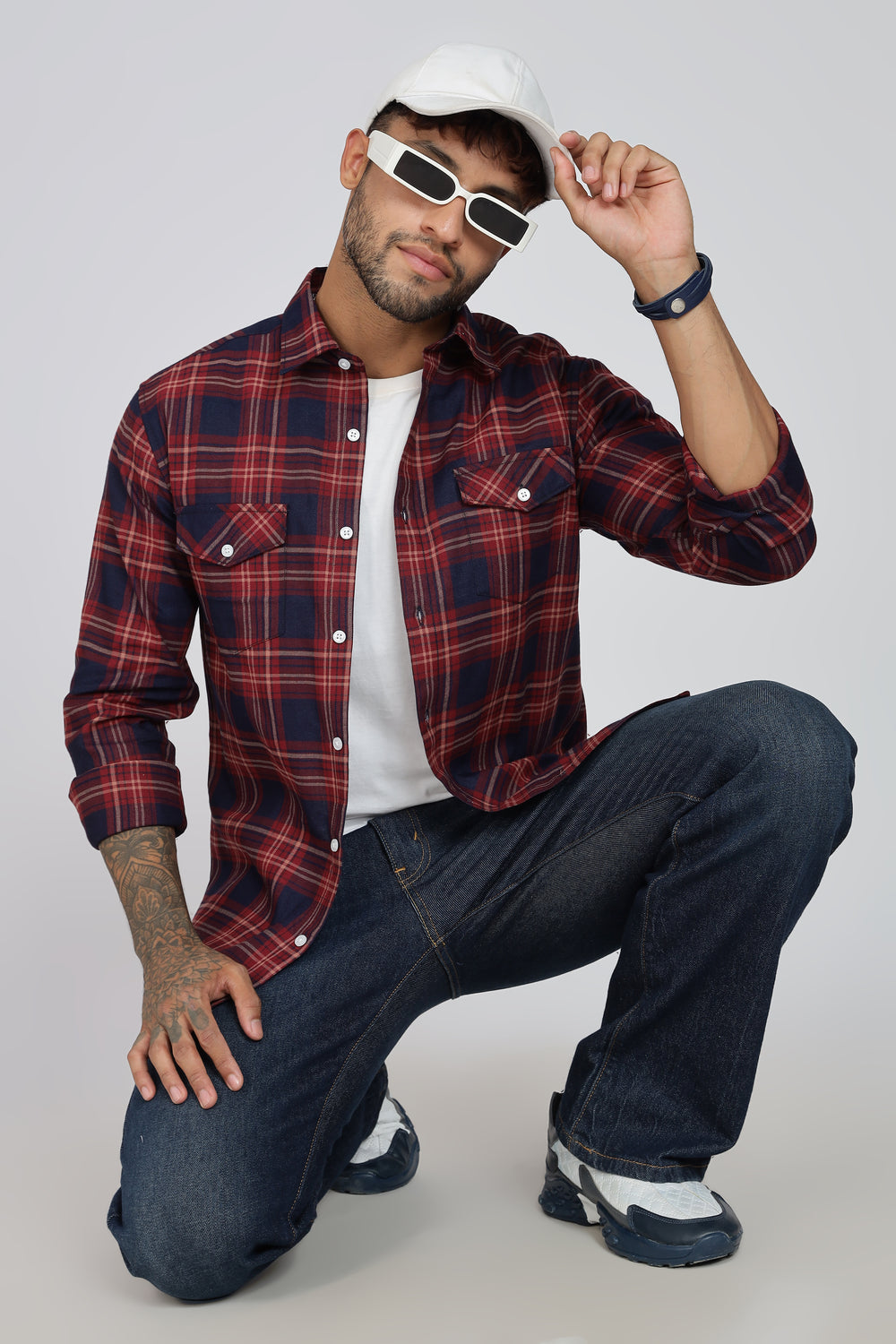 Pure Cotton Checks Shirt