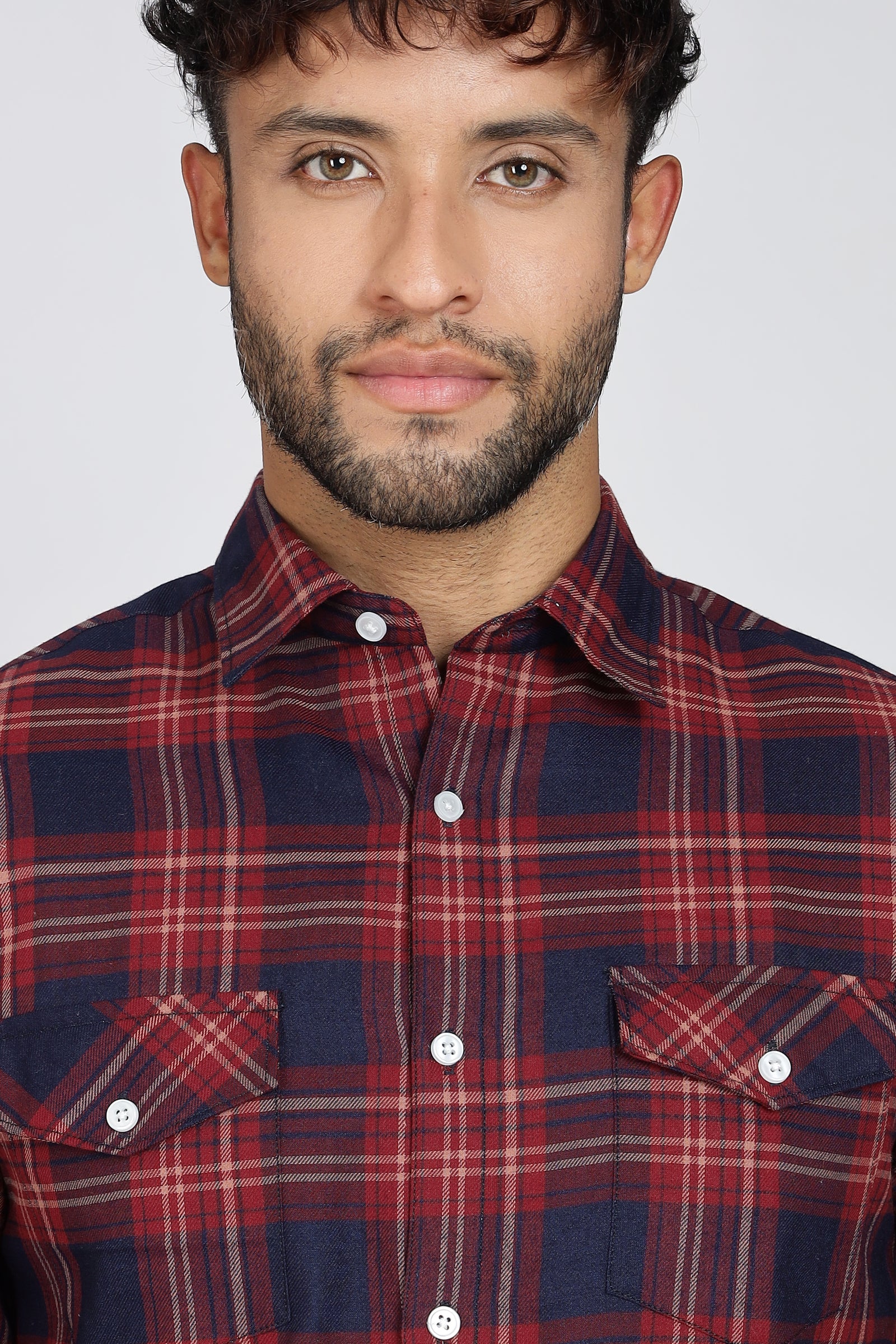 Pure Cotton Checks Shirt