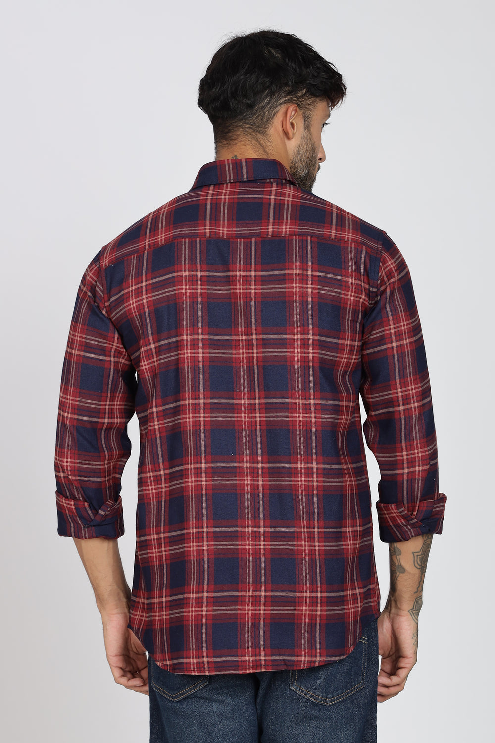 Pure Cotton Checks Shirt