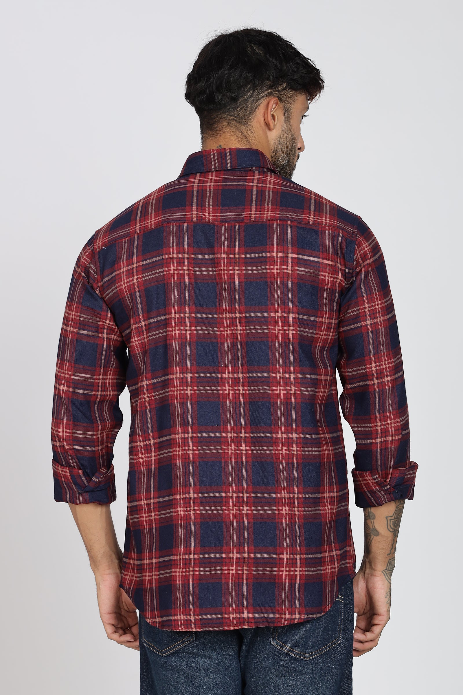 Pure Cotton Checks Shirt