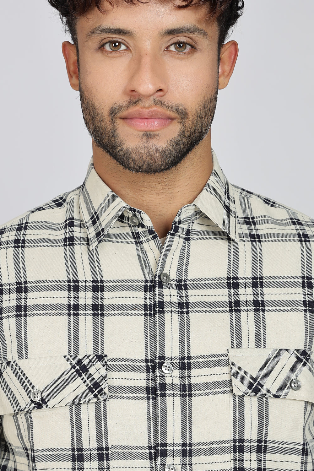 Pure Cotton Checks Shirt