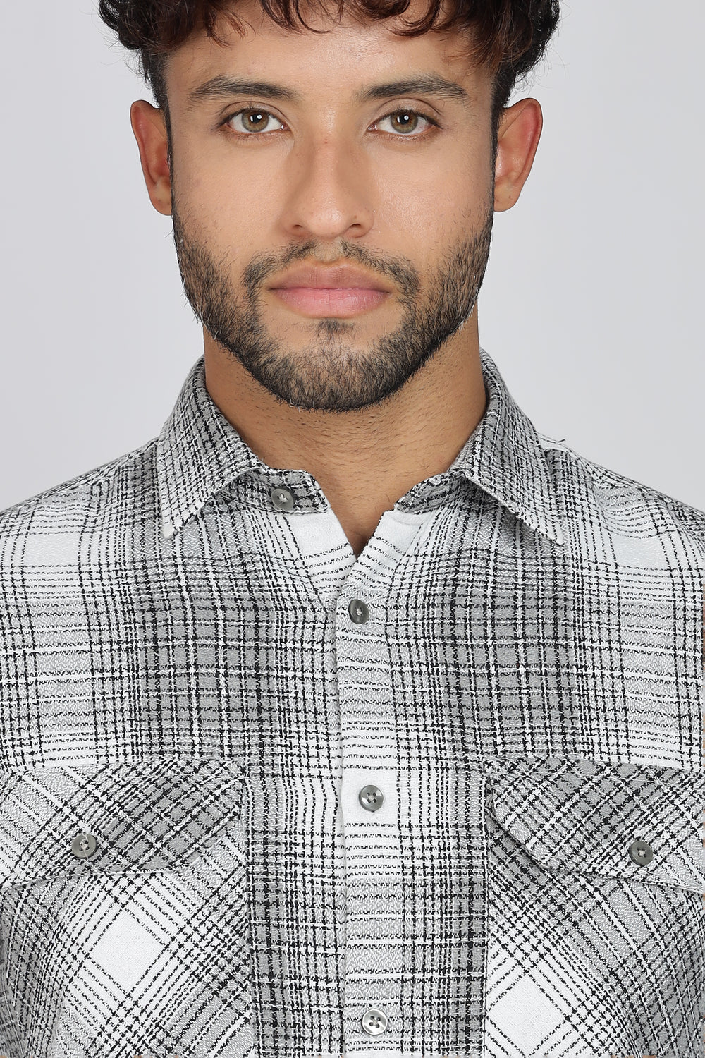 Pure Cotton Checks Shirt