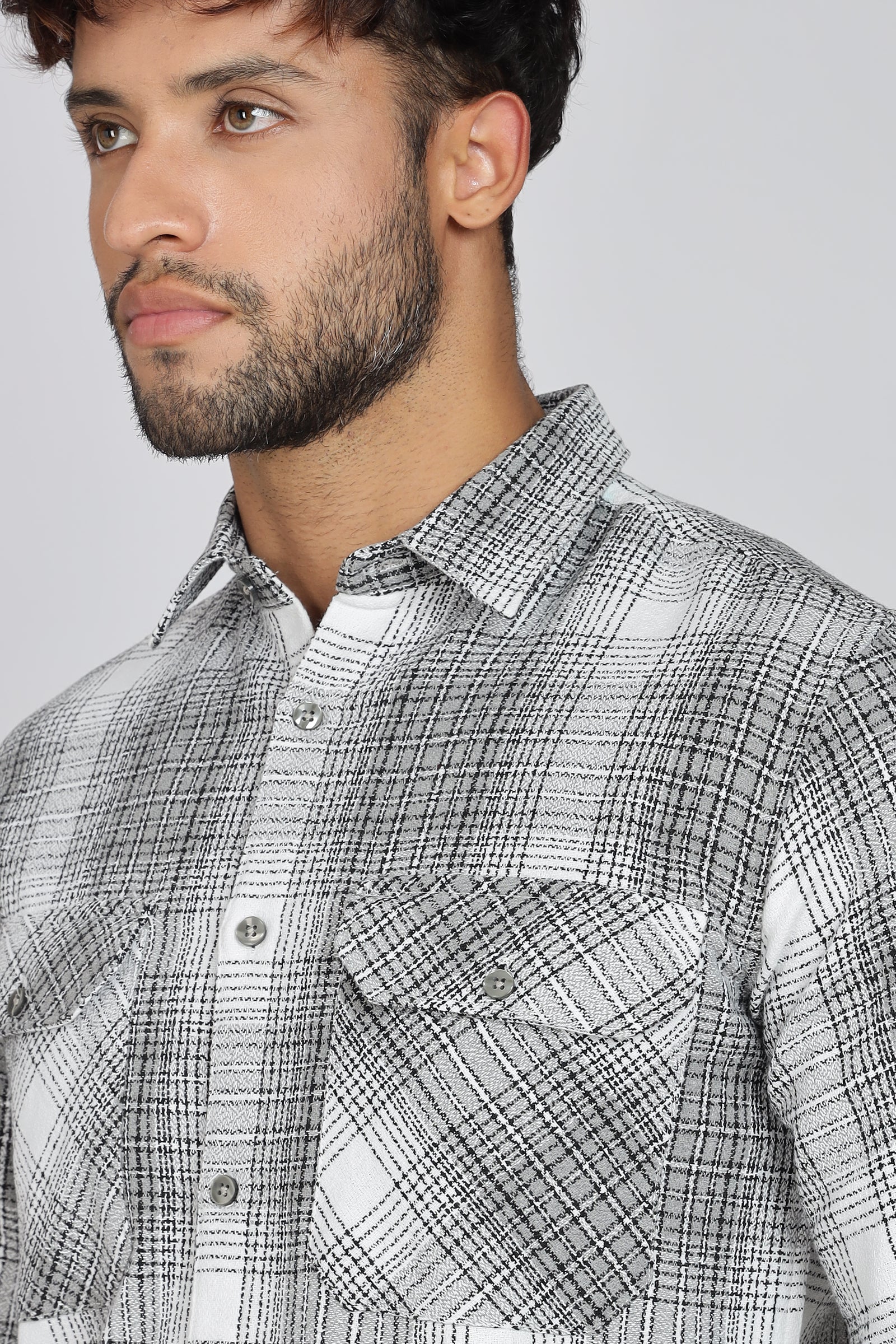 Pure Cotton Checks Shirt