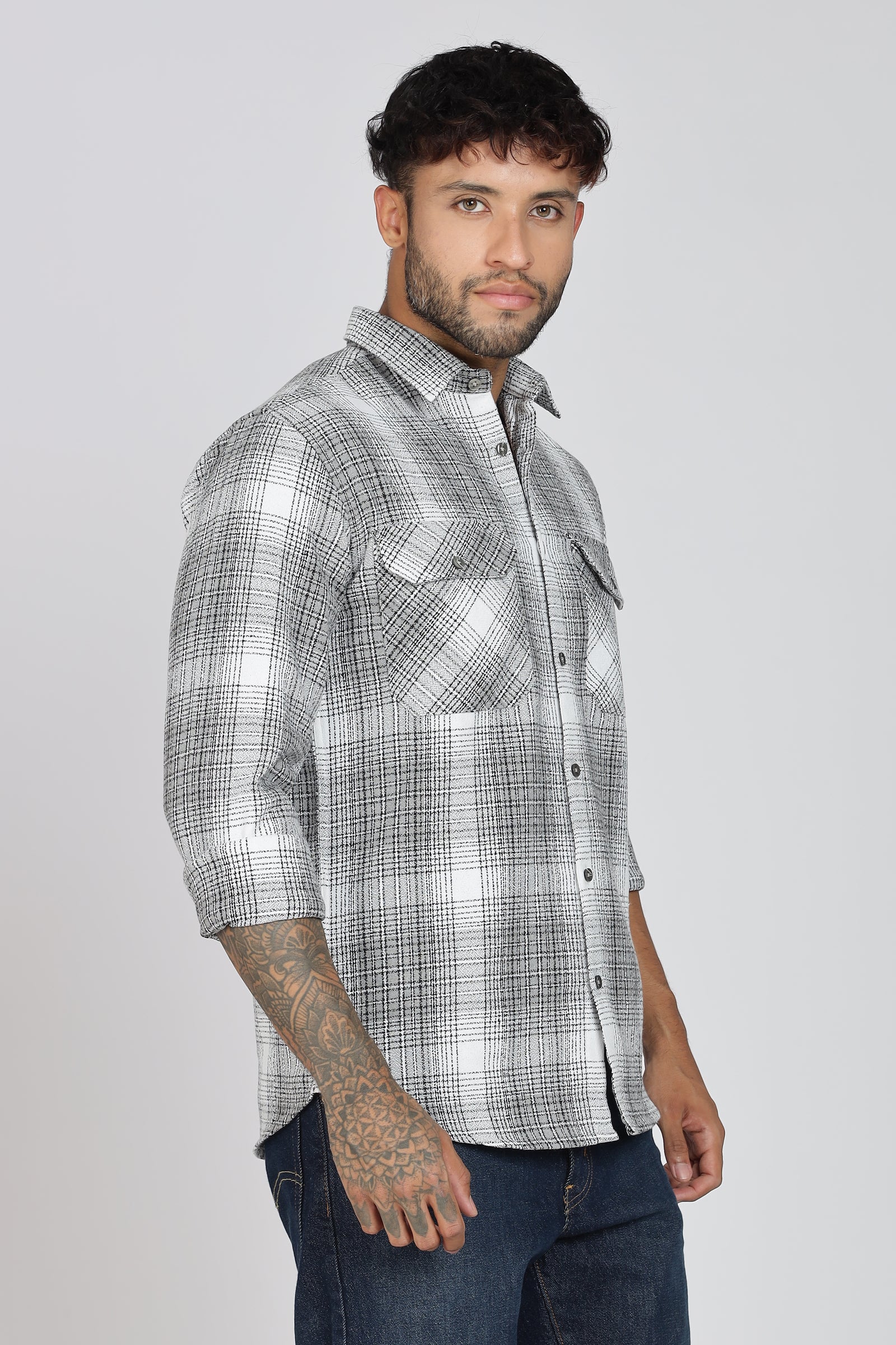 Pure Cotton Checks Shirt