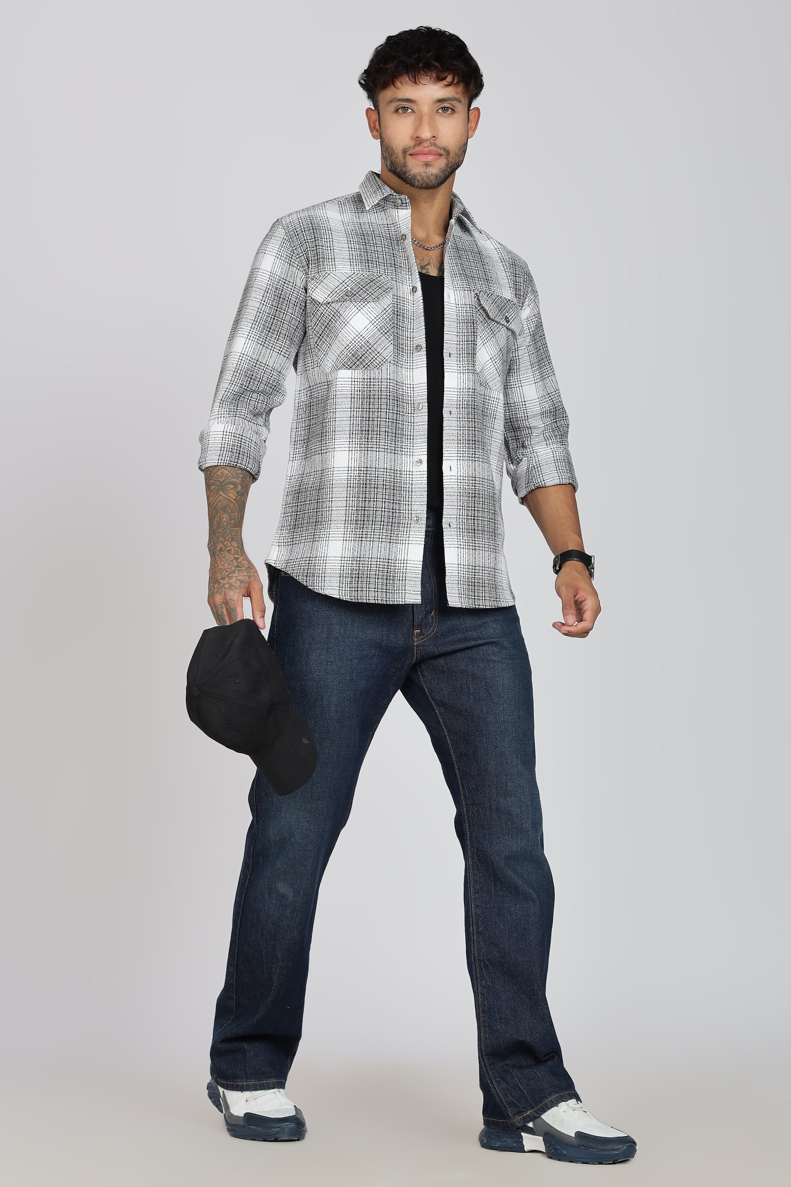 Pure Cotton Checks Shirt