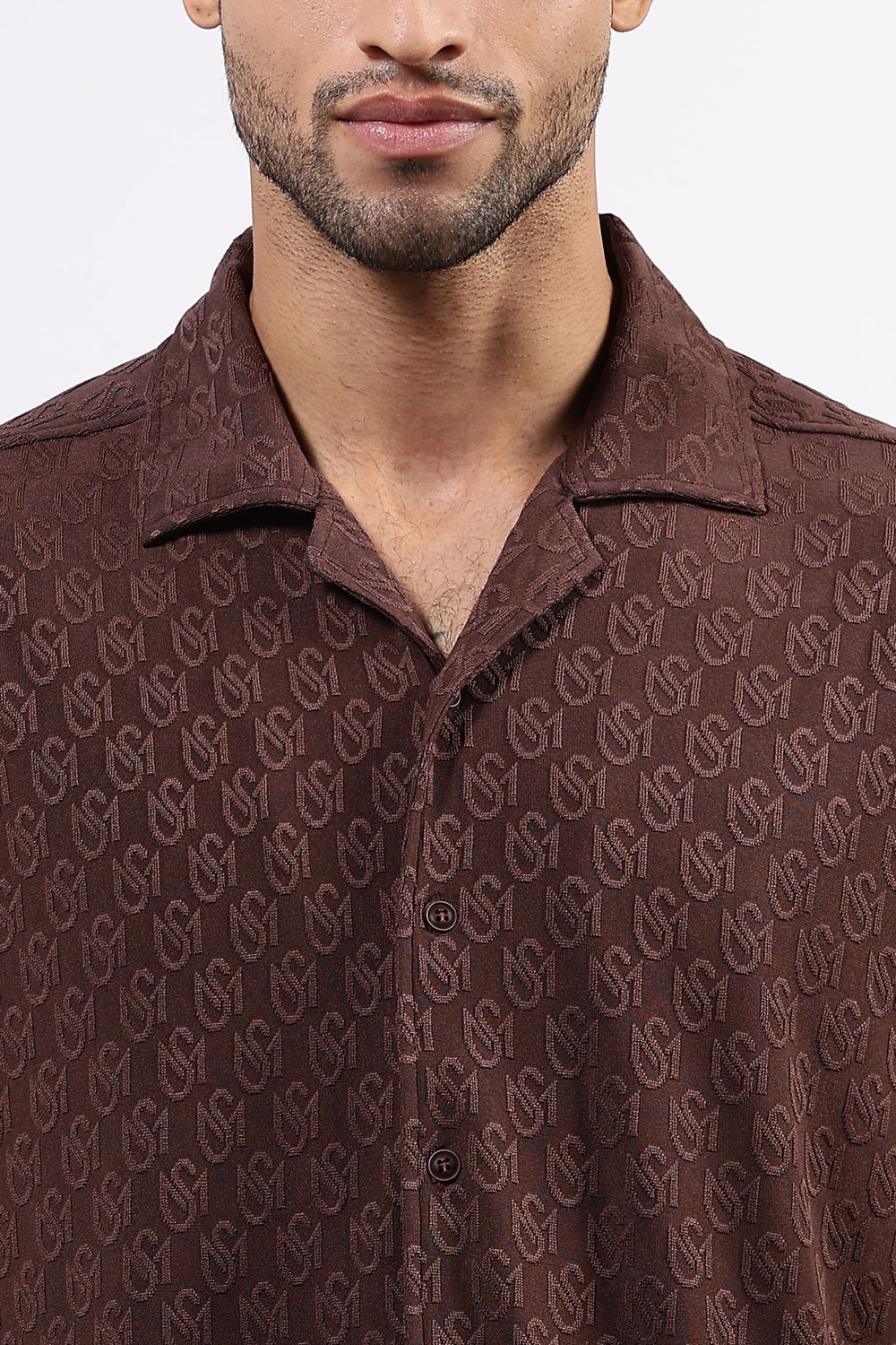 Coffee brown drop shoulder Shirt