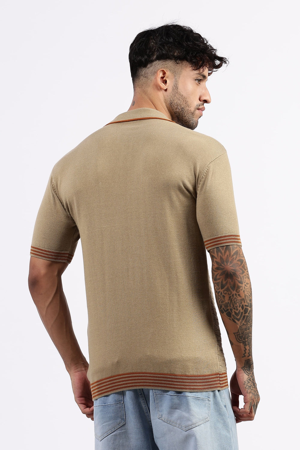 Beige Polo Tshirt