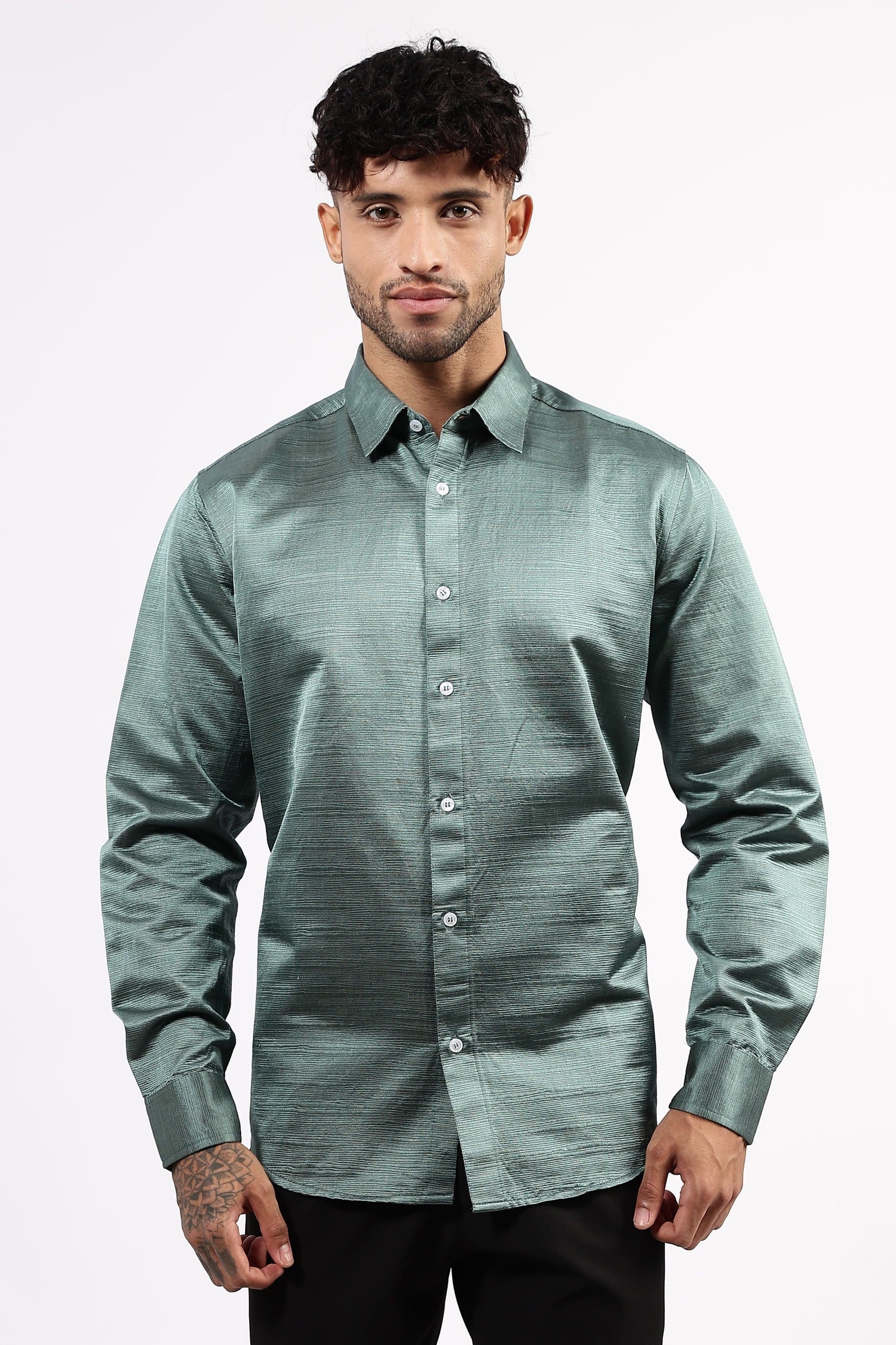 Premium 100% Mulberry silk Taffeta Fabric shirt