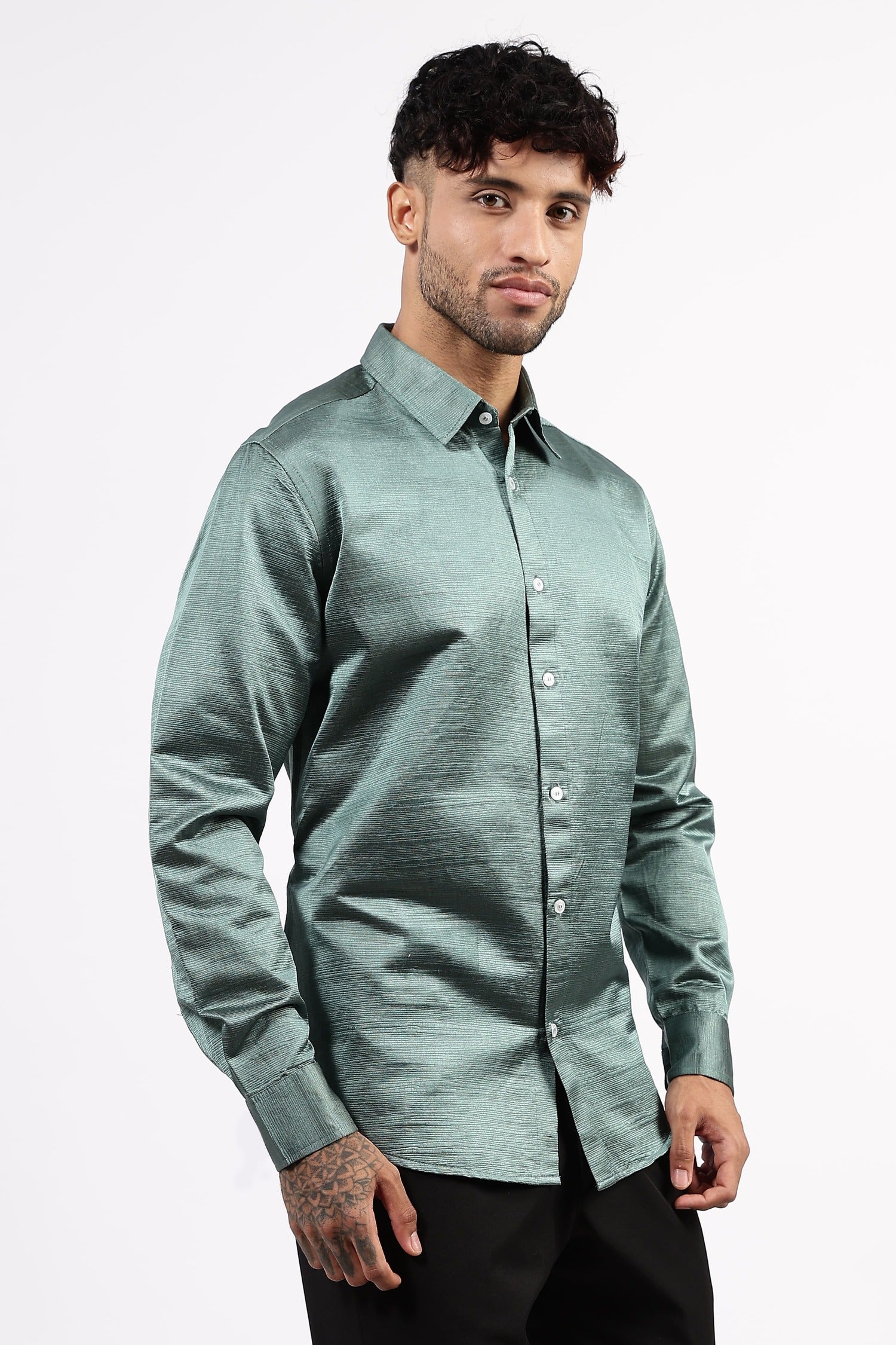 Premium 100% Mulberry silk Taffeta Fabric shirt