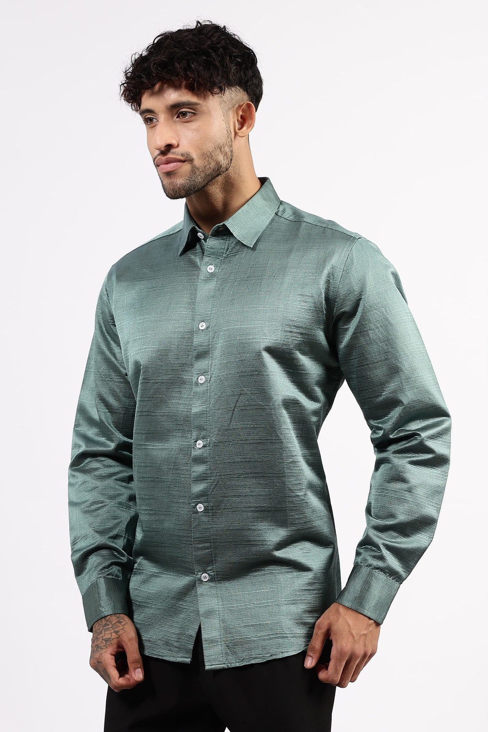 Premium 100% Mulberry silk Taffeta Fabric shirt