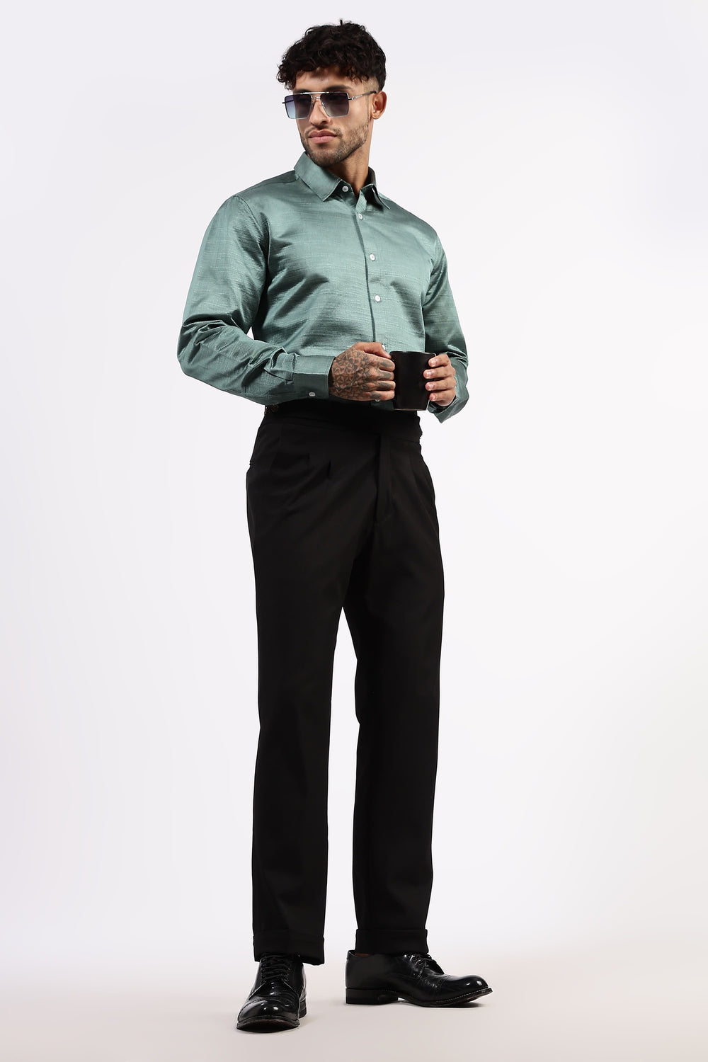 Premium 100% Mulberry silk Taffeta Fabric shirt