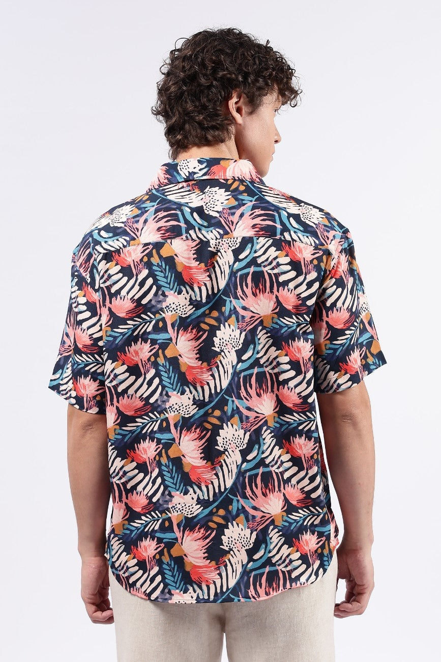 Tropical Bloom Cuban Shirt