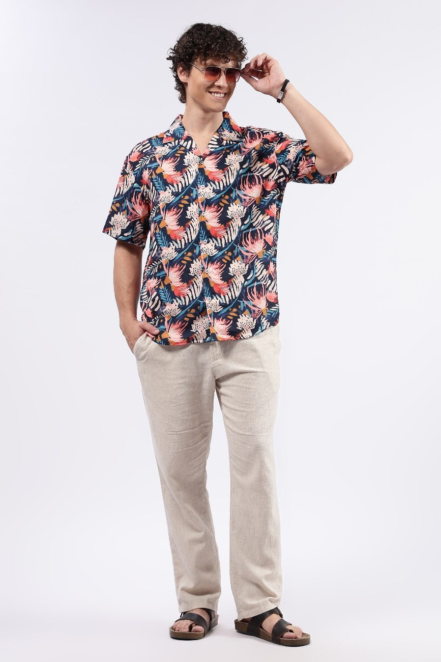 Tropical Bloom Cuban Shirt