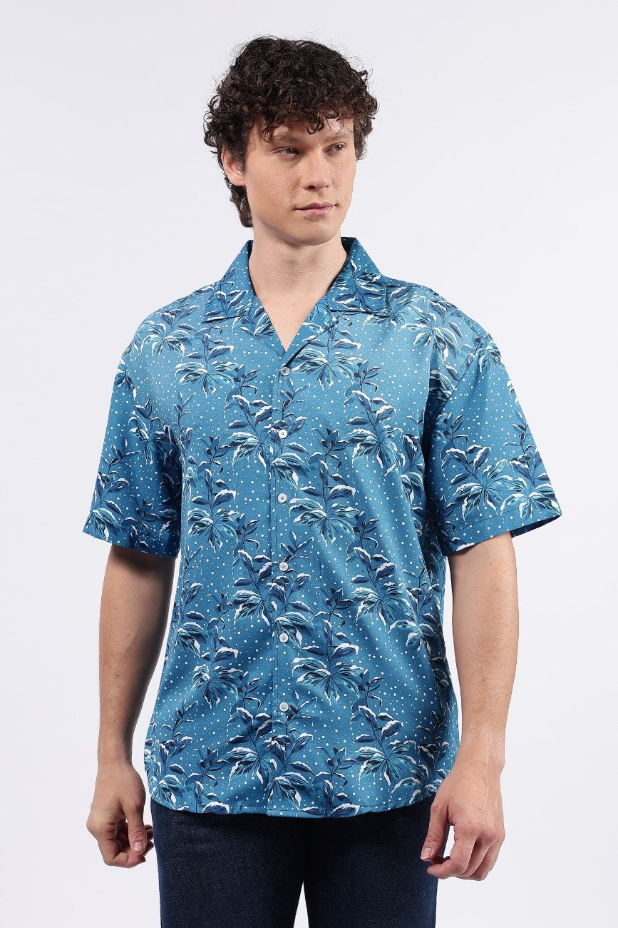 Blue Lagoon Cuban Shirt