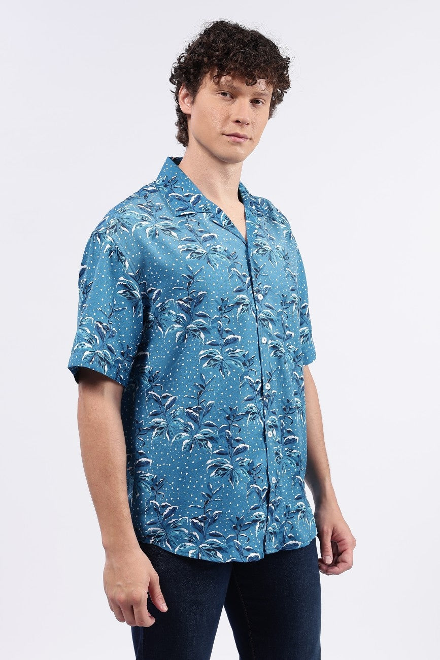 Blue Lagoon Cuban Shirt