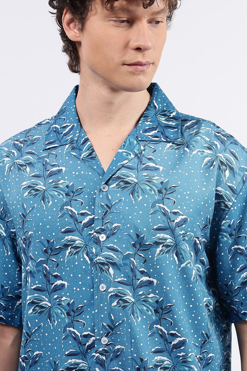 Blue Lagoon Cuban Shirt