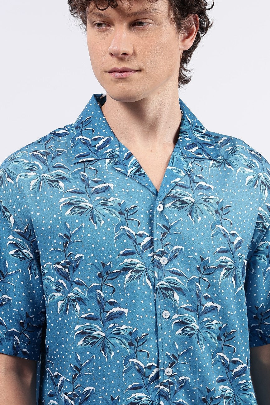 Blue Lagoon Cuban Shirt