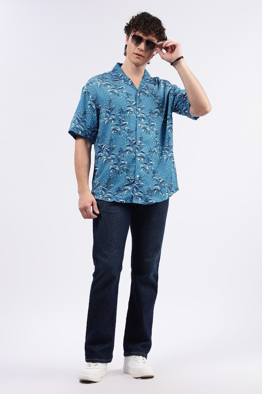 Blue Lagoon Cuban Shirt