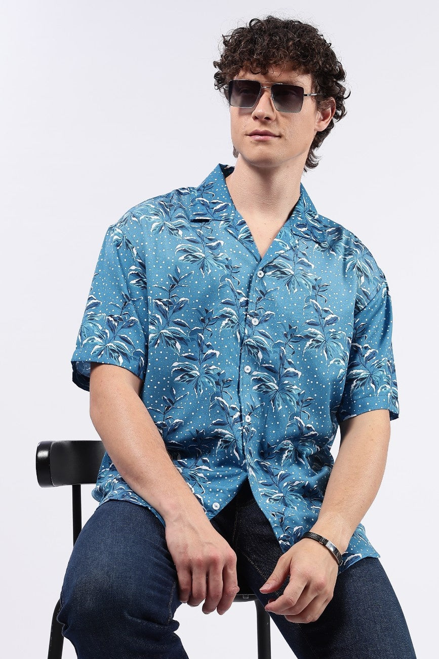 Blue Lagoon Cuban Shirt