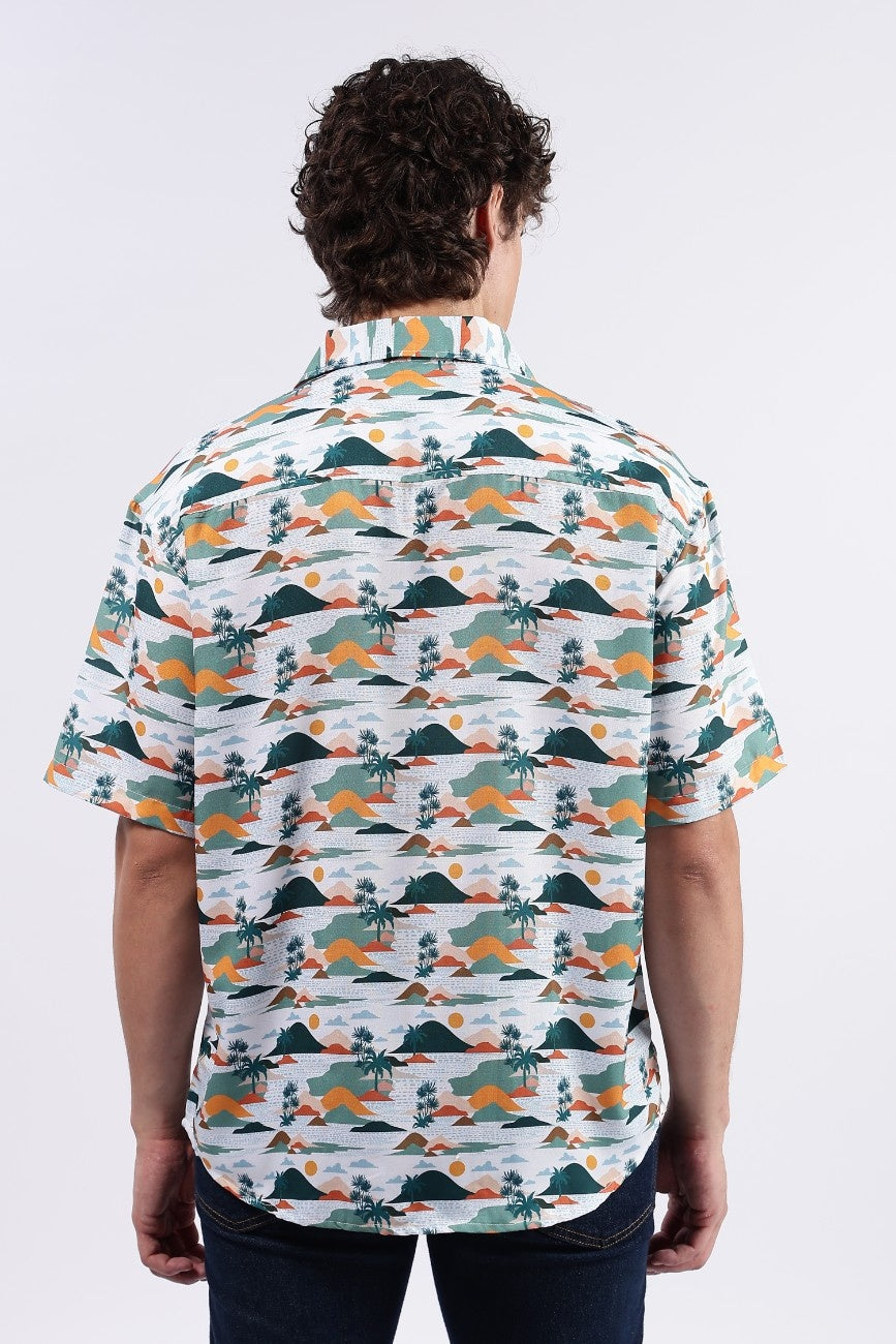 Sunset Vista Cuban Shirt