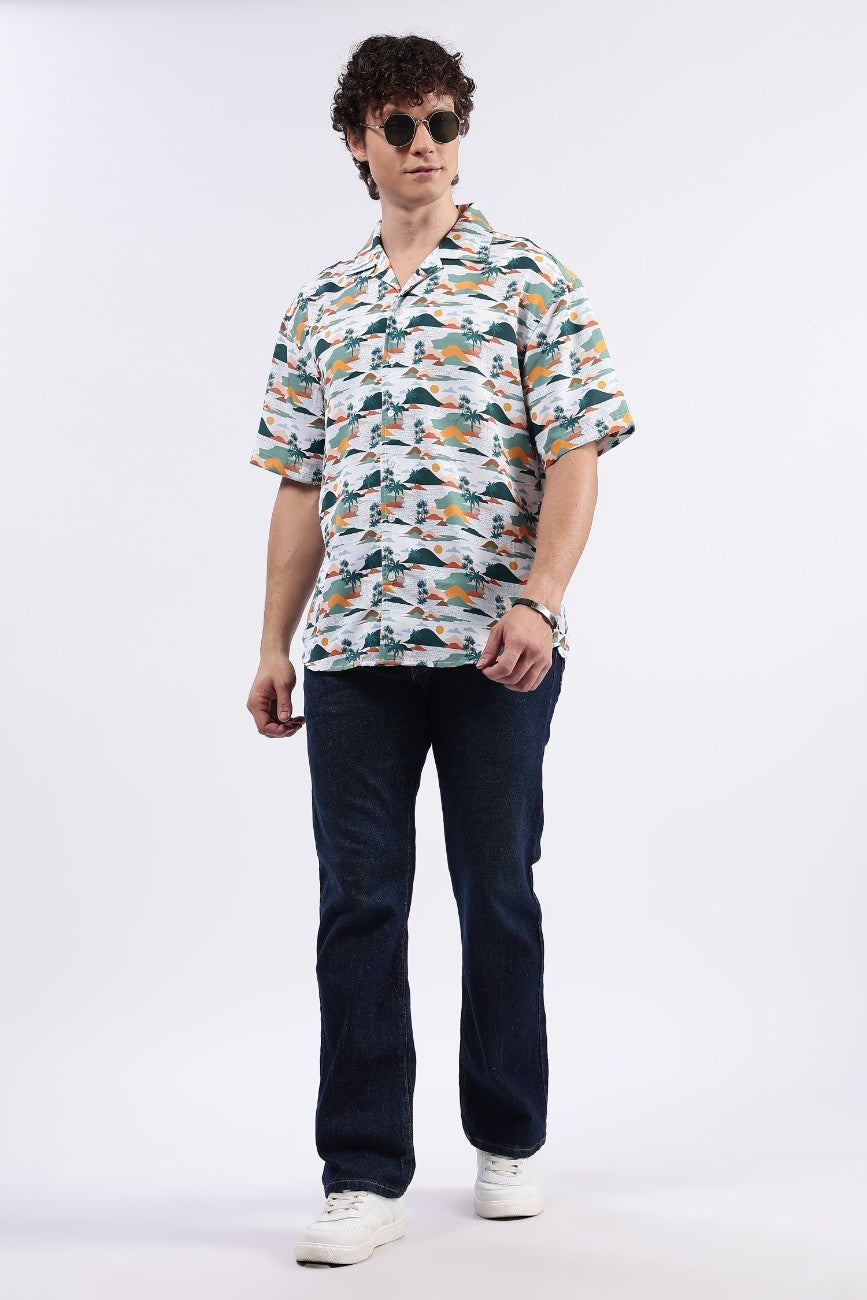 Sunset Vista Cuban Shirt