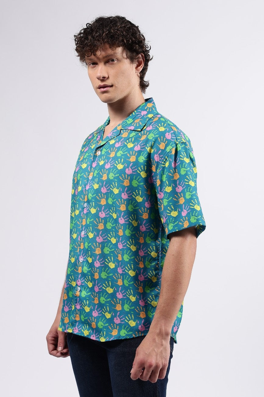 Tropical Bloom Cuban Shirt