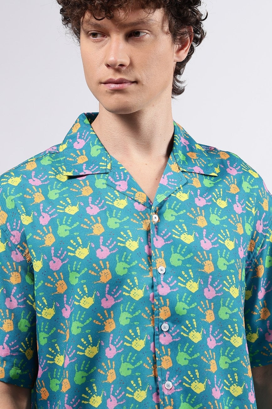 Tropical Bloom Cuban Shirt