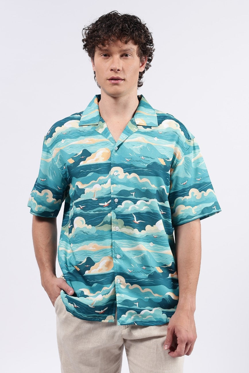 Ocean Mirage Cuban Shirt