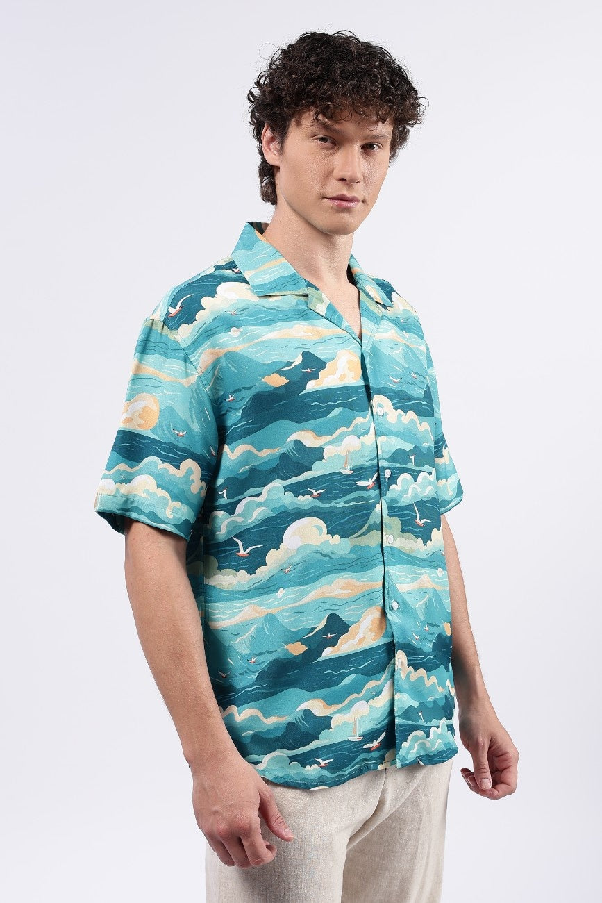 Ocean Mirage Cuban Shirt