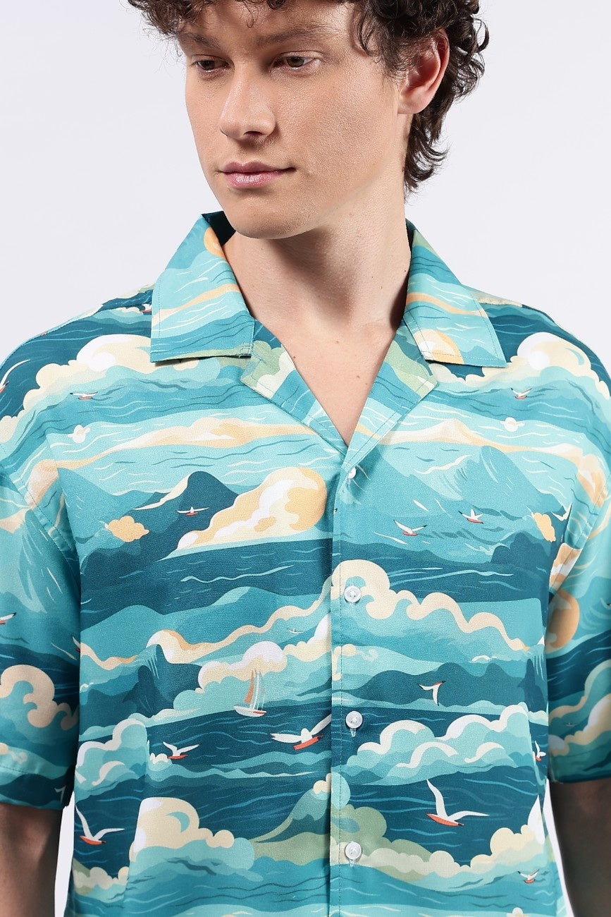 Ocean Mirage Cuban Shirt