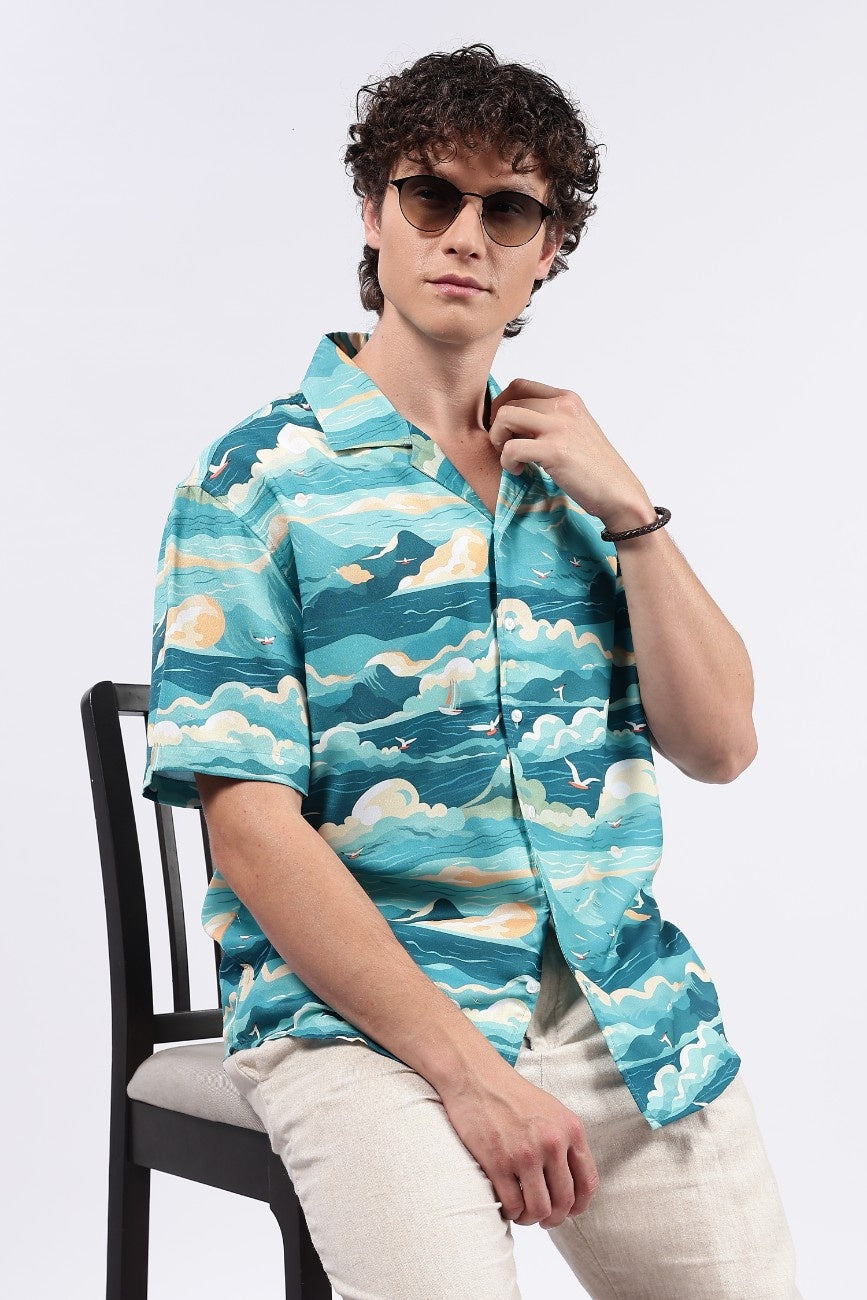 Ocean Mirage Cuban Shirt