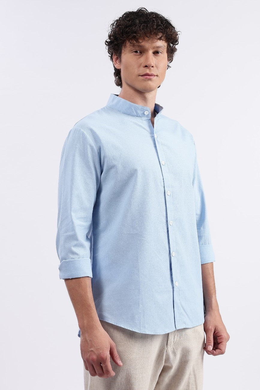Sky blue Linen Classic Shirt