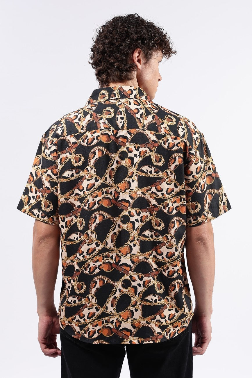 Cheetah Cuban Shirt